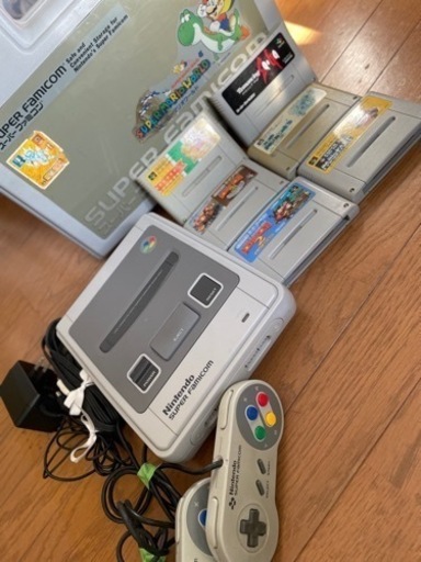 スーパーファミコン本体＋ソフト6本セット(収納ケース付き)
