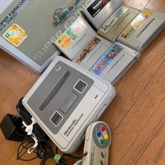 スーパーファミコン本体＋ソフト6本セット(収納ケース付き)