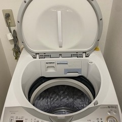 洗濯機SHARP2019年製穴無し槽の画像