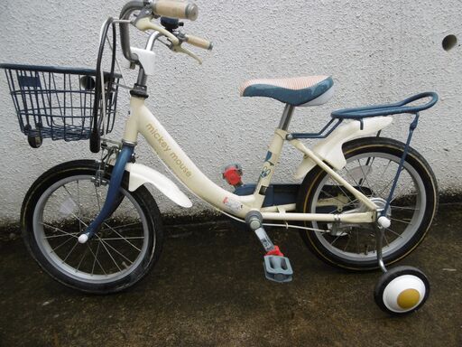 16インチ　子供自転車　ides アイデス mickey mouse　中古品