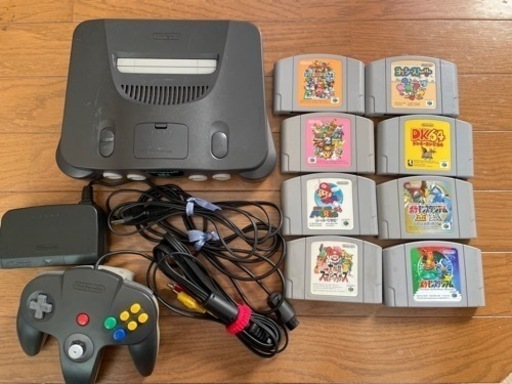 NINTENDO64本体　ゲーム機　任天堂(収納BOX付き)