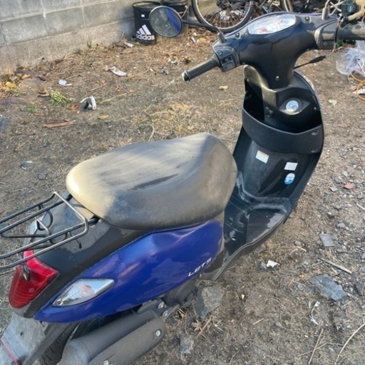 スズキ SUZUKI 原付 レッツ LET'S  バイク 青