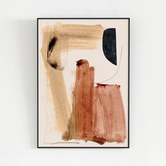 A2サイズのアート（抽象画）