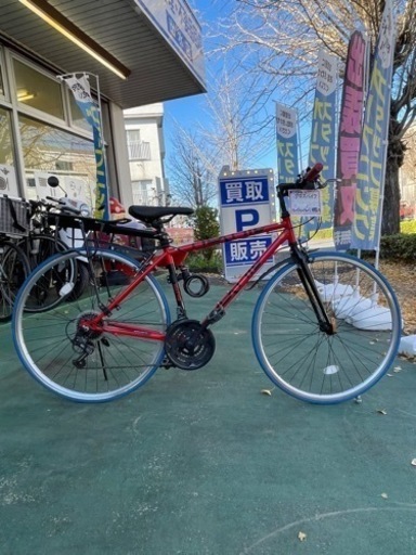 売約済み【BY REUSE 出水店 出張買取•見積完全無料¥0】ネクスタイル クロスバイク　ロングステイキャリー・脱着力