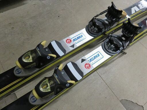 【自社配送は札幌市内限定】OGASAKA/オガサカ カービングスキー KC-RV F.L.F 175cm ビンディング ロシニョール 2点セット 中古