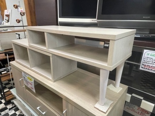 【リサイクルサービス八光】幅75-135㎝　ニトリ　伸長式テレビ台