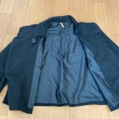 ショートコート 黒　Mサイズ　8分丈の画像