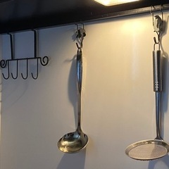 調味料入れandお玉などを掛けれるフックセット