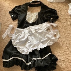 メイド服 ワンピース+エプロン レディースMサイズ  コスプレな...