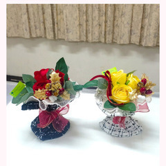 12/18 東京堂(東京都四谷)クリスマスブーケ🌹ワークショップ の画像