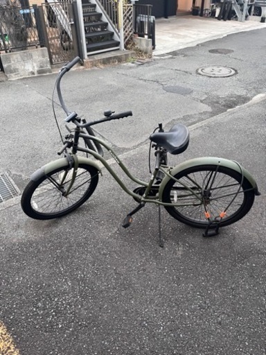 レインボービーチクルーザー 26インチ  サーフキャリア付き