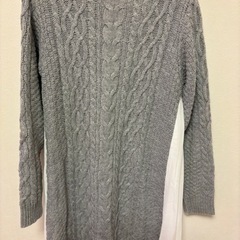 マーキュリーデュオのニットワンピースの画像