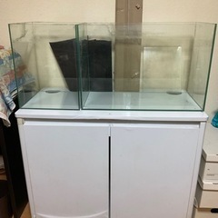 （あげます）30cm水槽、60cm水槽、90cm水槽台の画像
