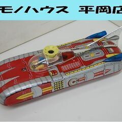 ジャンク 当時物 ブリキ 全長33.5×幅12×高11cm 車 ...