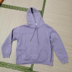 レディース　裏起毛パーカー　薄紫　Ｈ＆М