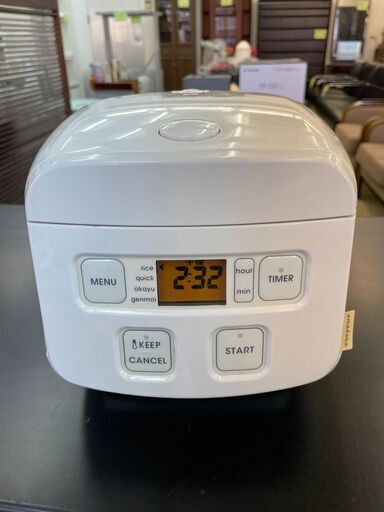 ツインバード マイコン炊飯ジャー AT-RM11 3合炊き 2017年 幅30cm奥行24cm高さ19cm 説明欄必読