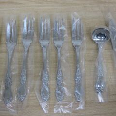 未使用品 AZUMA アズマ ステンレス製 カトラリーセット 24点セット スプーン フォーク バターナイフ シュガースプーンの画像