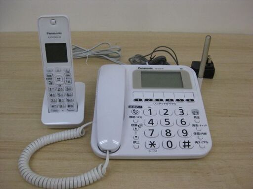 Panasonic パナソニック デジタルコードレス電話機 VE-E10 子機1台付き ①