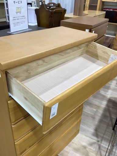 6段チェスト 三友ファニチャー 高さ約140cm、幅約100cm、奥行約45cm 入荷致しました！