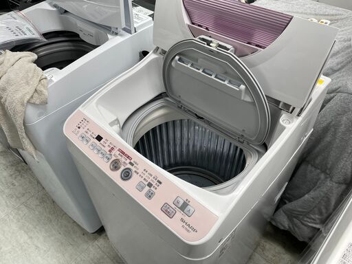 配送設置込み!　シャープ5.5K洗濯乾燥機Ag＋イオンコート　2017年製　分解クリーニング済み！！