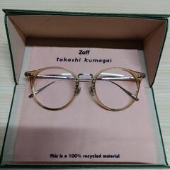 【値下げ】Zoff✕kumagai takashi メガネ　熊谷隆志の画像