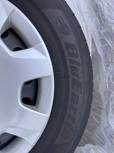 ホイール付きタイヤ4本 半年のみ使用 195/65R15 91H (ヨコハマタイヤ)