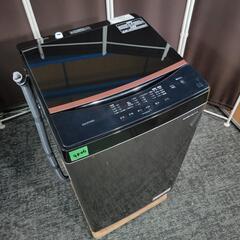 4846‼️配送設置は無料?‼️最新2023年製✨ブラックガラストップ✨アイリスオーヤマ 6kg 全自動洗濯機