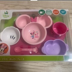 ミニーマウス　まんぞくプレートの画像