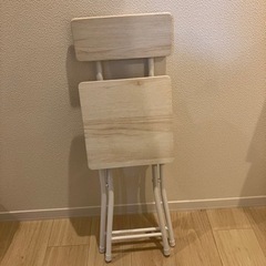 ニトリ　折りたたみチェア　椅子の画像