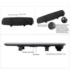 ★新品★ルームミラー一体型ドラレコ　2,8インチモニタードライブレコーダー フルHD　簡単取り付シガーソケットの画像