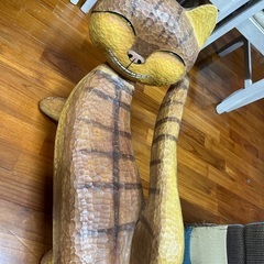 ネコのオブジェ(小さなベンチ)