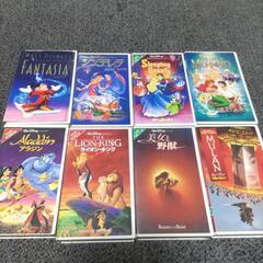 ディズニーVHS 8本差し上げます！