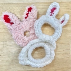 アニマルヘアゴム🐰の画像