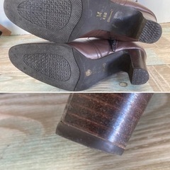 値下げ↓中古◆レディース◆ロングブーツ◆サイズＭ◆茶色◆の画像