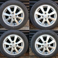 【値下げ】ダイハツ純正ホイール スタッドレス付きの画像
