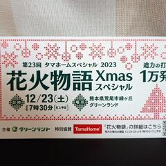 12月23日 グリーンランド 花火大会 ペアチケット2枚