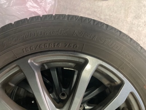 軽自動車　スタッドレスタイヤ&ホイールセット