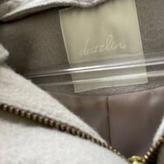 【最終値下げ‼️】定価4万円程dazzlin ファーコート　Aライン　グレーの画像