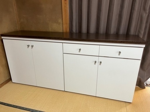 ⭐️年末年始まで。ハイカウンターボード　収納ラック家具