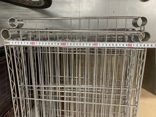 【お渡し予定者決まりました】メタルラック　2個セット   90×45×180cm  パーツ全部揃ってます