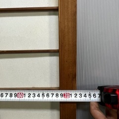 ★すりガラス付きの障子★2枚セット★の画像