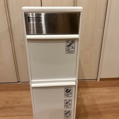 分別ゴミ箱　2段　キャスター付き