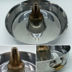 値下げ↓中古◆Miyako◆しゃぶしゃぶ鍋◆オブジェ◆約直径28cmの画像