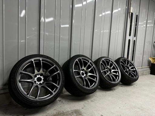 ⭐️超美品ワークエモーションCR極18インチタイヤホイール4本セット！