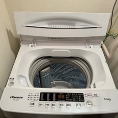 Hisense（ハイセンス） HW-K55E 美品洗濯機