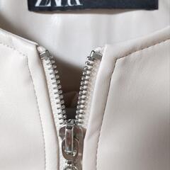 ZARA レザー風ジャケット　Sサイズの画像