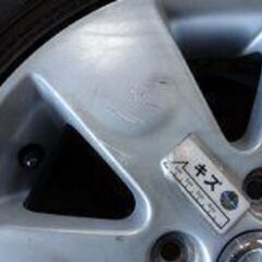 ★管⑩14インチ★ドタキャンNG★美品★計4本★165/55R14★ニッサン純正 モコなどに グッドイヤー 中古夏タイヤアルミセット★14×4.5J 100/4H ET50★購入後、屋内保管1日目＊未装着（投稿、出品＝時点で）★互換性＝自己責任★質問NG★逆光撮影★お渡し予定日＝12月18日～19日（予定）★24時間対応★返品不可★お返事は可能な限り迅速にさせて頂きます。の画像