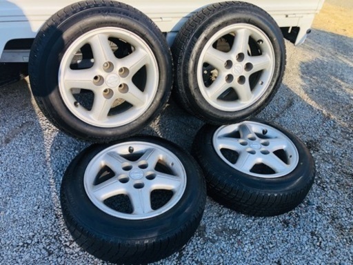 冬タイヤ 175/65R15 純正アルミ付きブリヂストン製スタッドレス 4本組