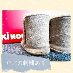 【正規品】miki HOUSE 定価1万超え本革ムートンブーツ【size12.5】の画像