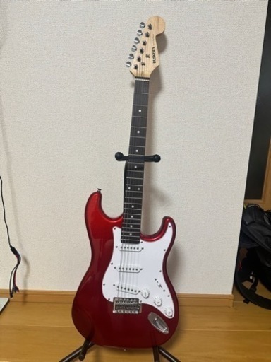 エレキギター 赤
